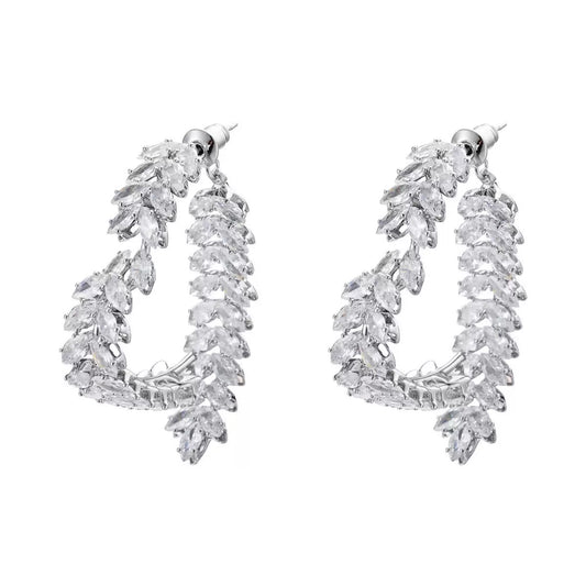 Pendientes Corazón Cruz de Trigo